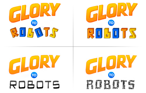 Варианты текстовой части логотипа